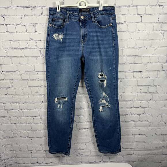 Judy Blue Denim - Judy Blue Distressed Blue Jeans Size 11/30